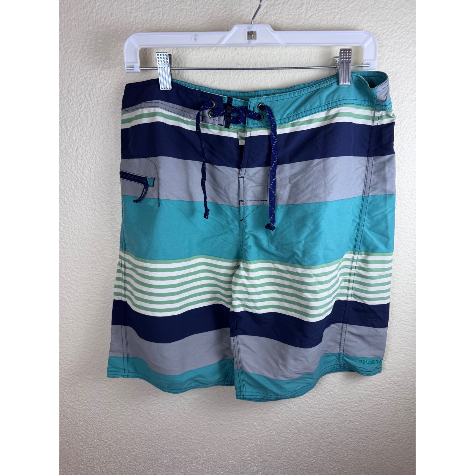 Patagonia Board Shorts Swim Trunks Mens 32 Striped Surf Gorpcore Resort